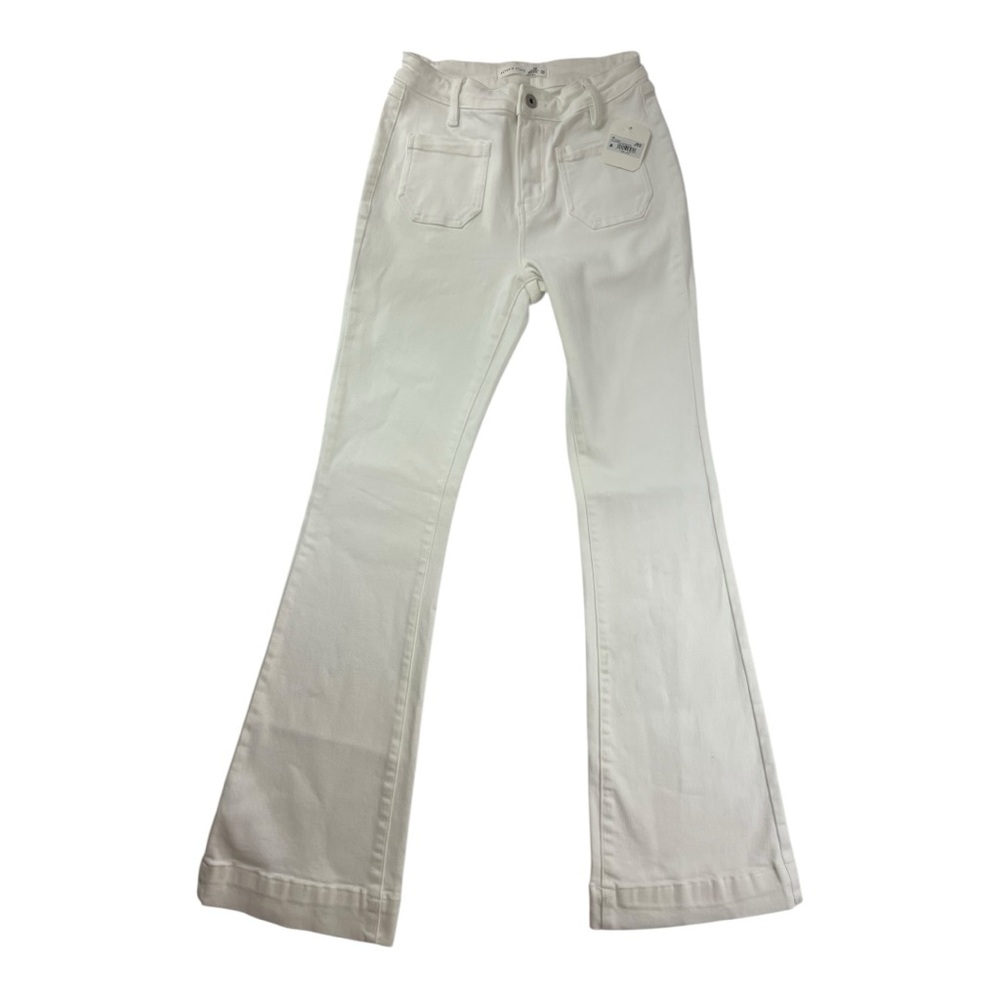 Altar’d State Salor Jeans Women’s Sz 25 Flare High Rise Stretch Elise White NWT - Picture 1 of 8